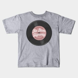 The Blues Highway Mississippi Vinyl Vintage Kids T-Shirt